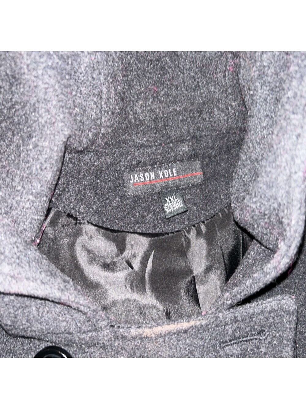 Jason Cole women’s pea coat grey XXL